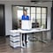 Bankers Box Storage Box, 580 lb, Ltr/Lgl, 12"x16"x10", 4/CT, Blue/White PK FEL0724303 - alternate 4